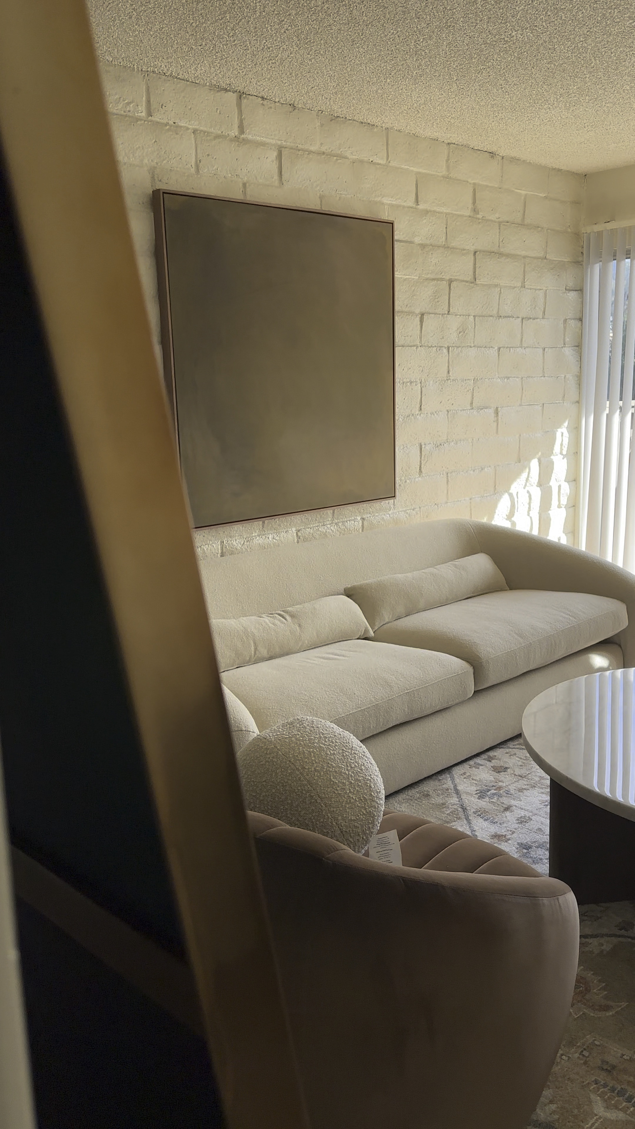 Design in process. 

Winfield sofa- Toli coffee table - area rug - Georgina mirror - Bali pillows- artwork - audieswivel chair- Raffael console- brass lamp

#LTKstyletip #LTKhome #LTKMostLoved