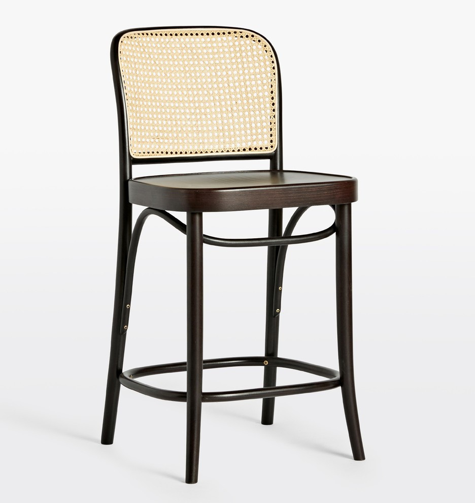 Ton 811 Caned Counter Stool | Rejuvenation