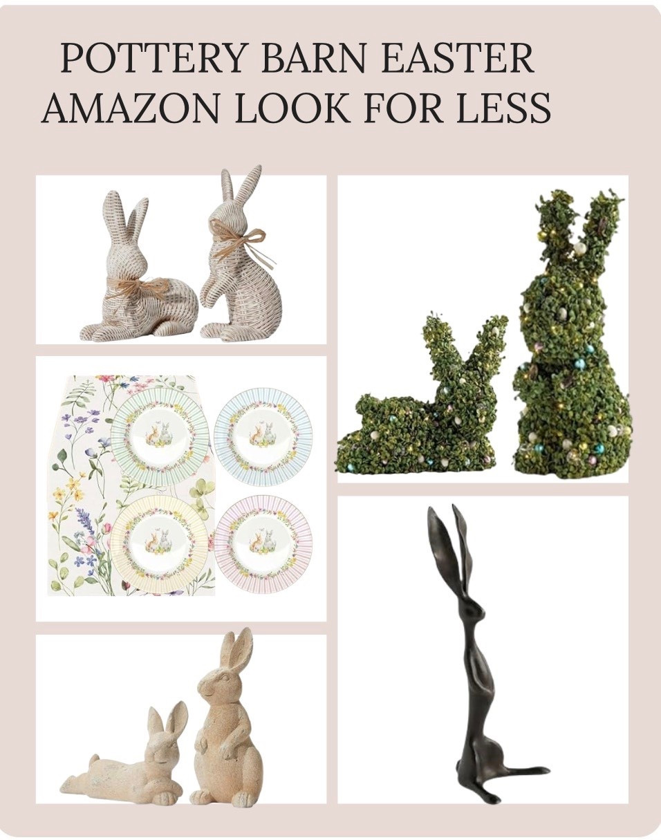 Pottery Barn Easter… but make it Amazon 🐰🌿
I found Amazon dupes for my favorite Pottery Barn Easter decor so you can get the same elevated look for less. Perfect for tabletops, shelves, and spring styling.

#LTKhome
#AmazonFinds
#EasterDecor
#LookForLess
#SpringDecor
#PotteryBarnStyle
#NeutralHome