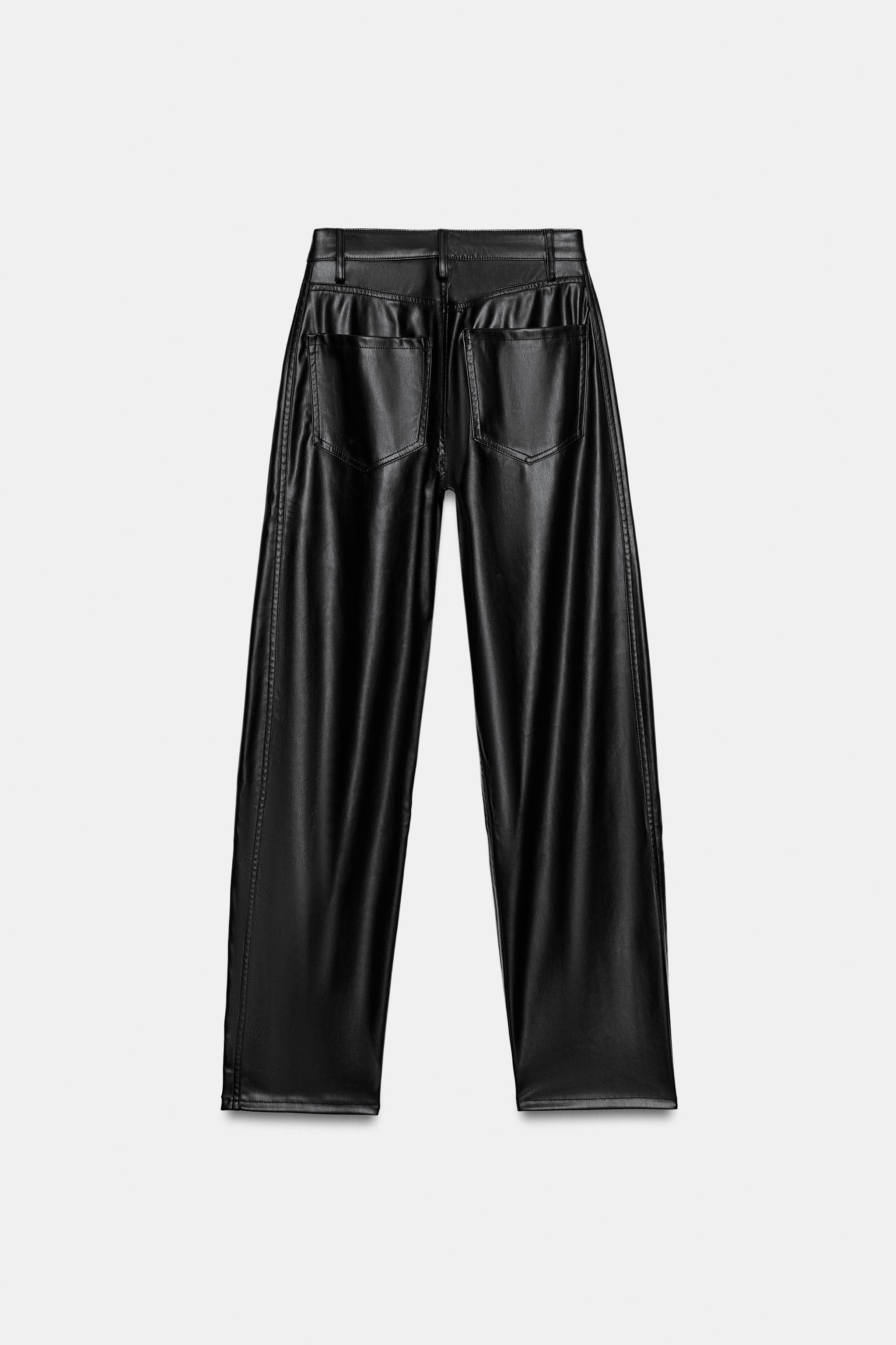 ANKLE RELAXED HOSE IN LEDEROPTIK ZW COLLECTION | Zara DE