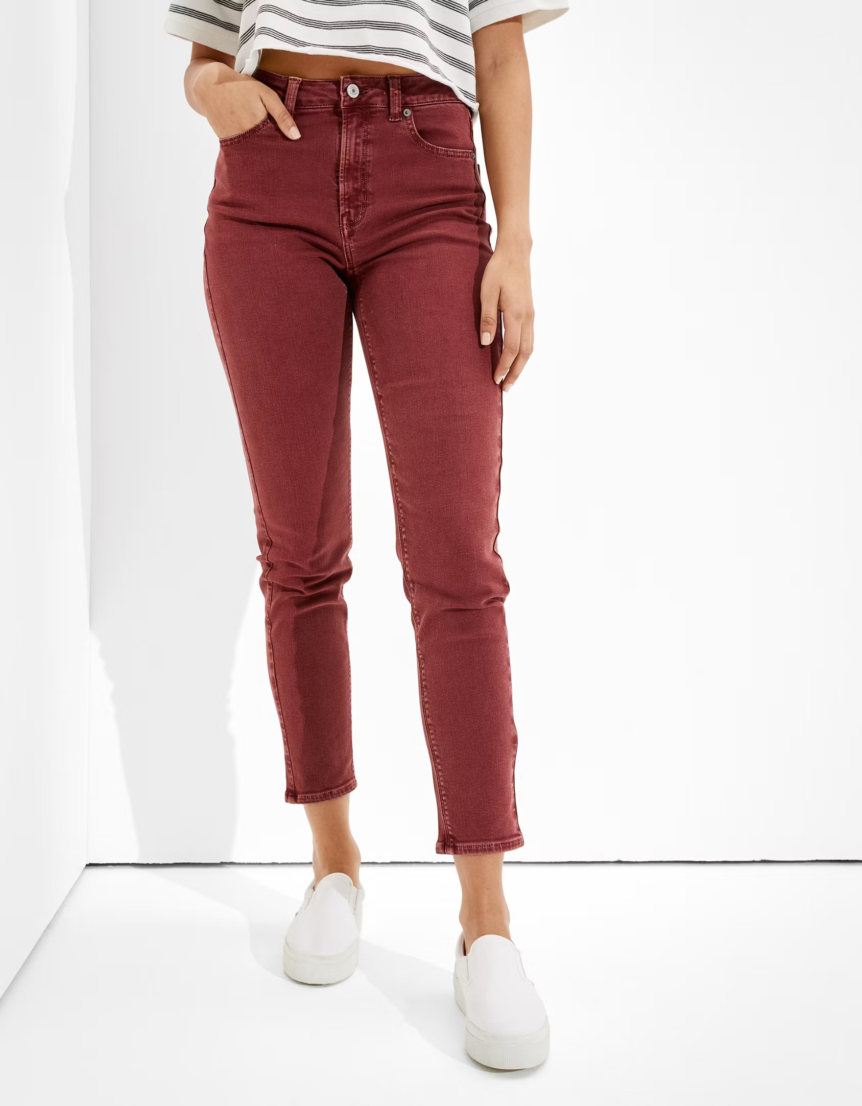 AE Stretch Mom Jean | American Eagle Outfitters (US & CA)