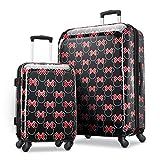 American Tourister Disney Hardside Luggage with Spinner Wheels, Minnie Mouse Head Bow, 2-Piece Set ( | Amazon (US)