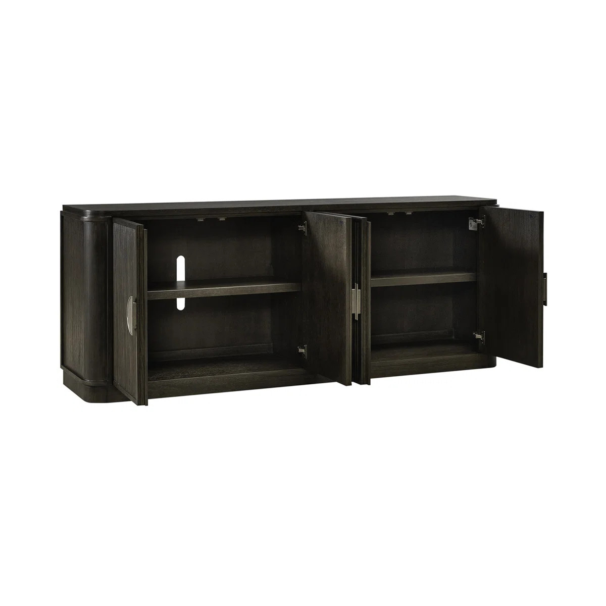 Jefrin 82" TV Console w/ Adjustable Shelves | Wayfair North America