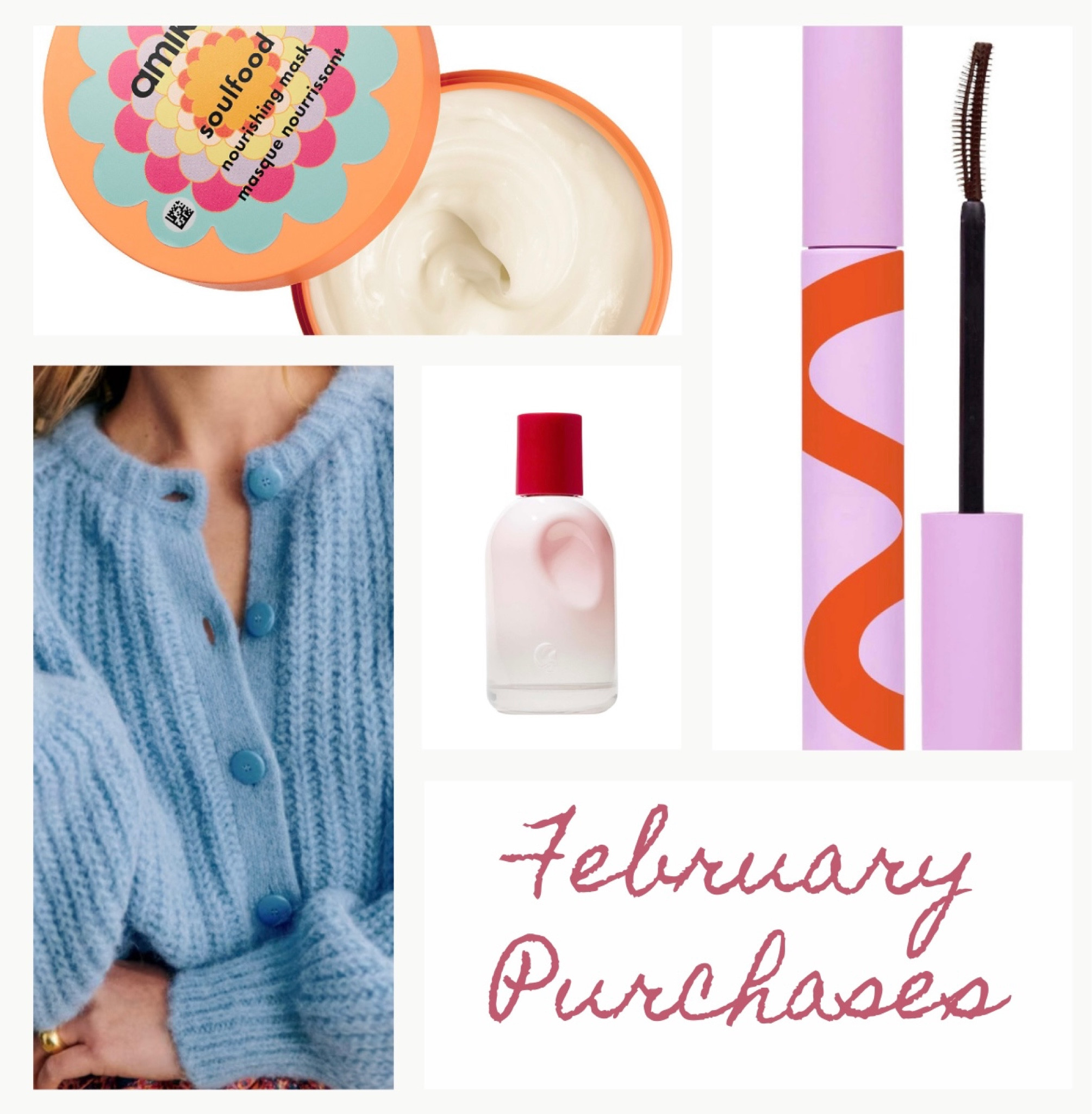 bits and bobs I bought last month! 
#feburary #favorites #purchases #beauty #hairmask #perfume #browmmascara #sephora #sezane #sweater #cardigan #spring #classic #style #restock #LTKstyletip 

#LTKSpringSale #LTKbeauty #LTKSeasonal