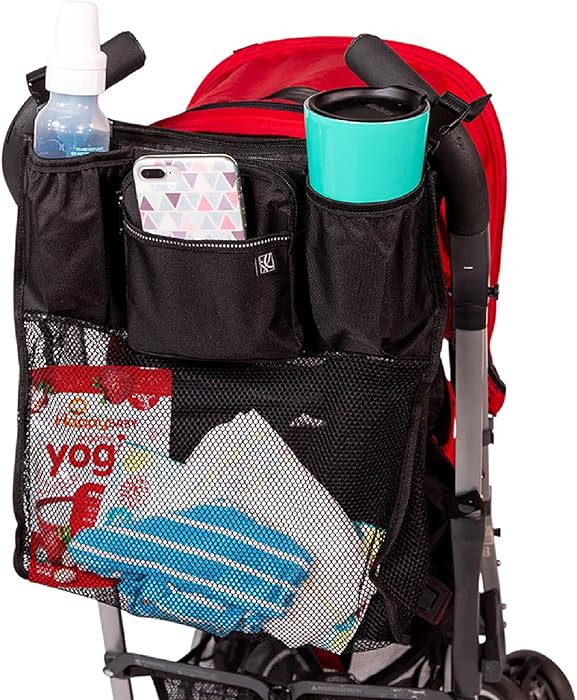 J.L. Childress Cups 'N Cargo Universal Stroller Caddy Organizer - Essential Travel Accessories fo... | Amazon (US)