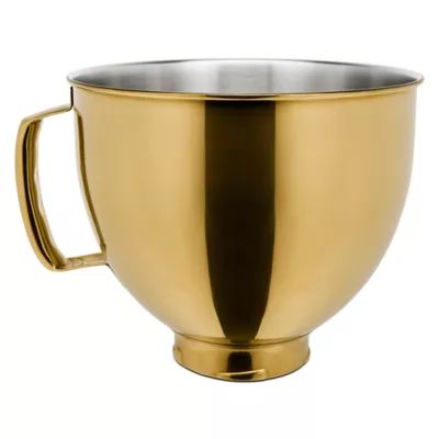 KitchenAid® 5 qt. Metallic Stainless Steel Bowl in Gold | Bed Bath & Beyond