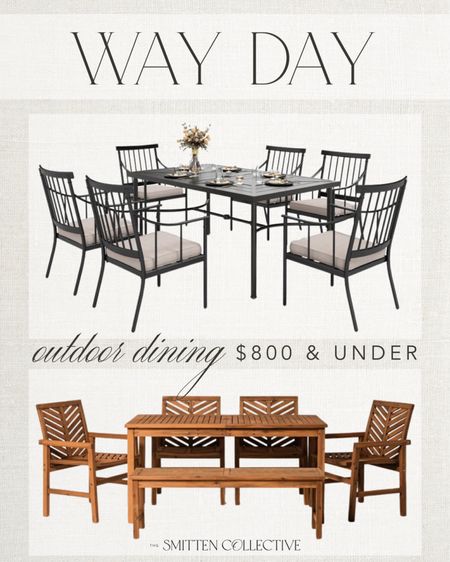 Outdoor dining furniture sets on sale for Way Day! #LTKxWayDay

#LTKsalealert #LTKhome #LTKSeasonal