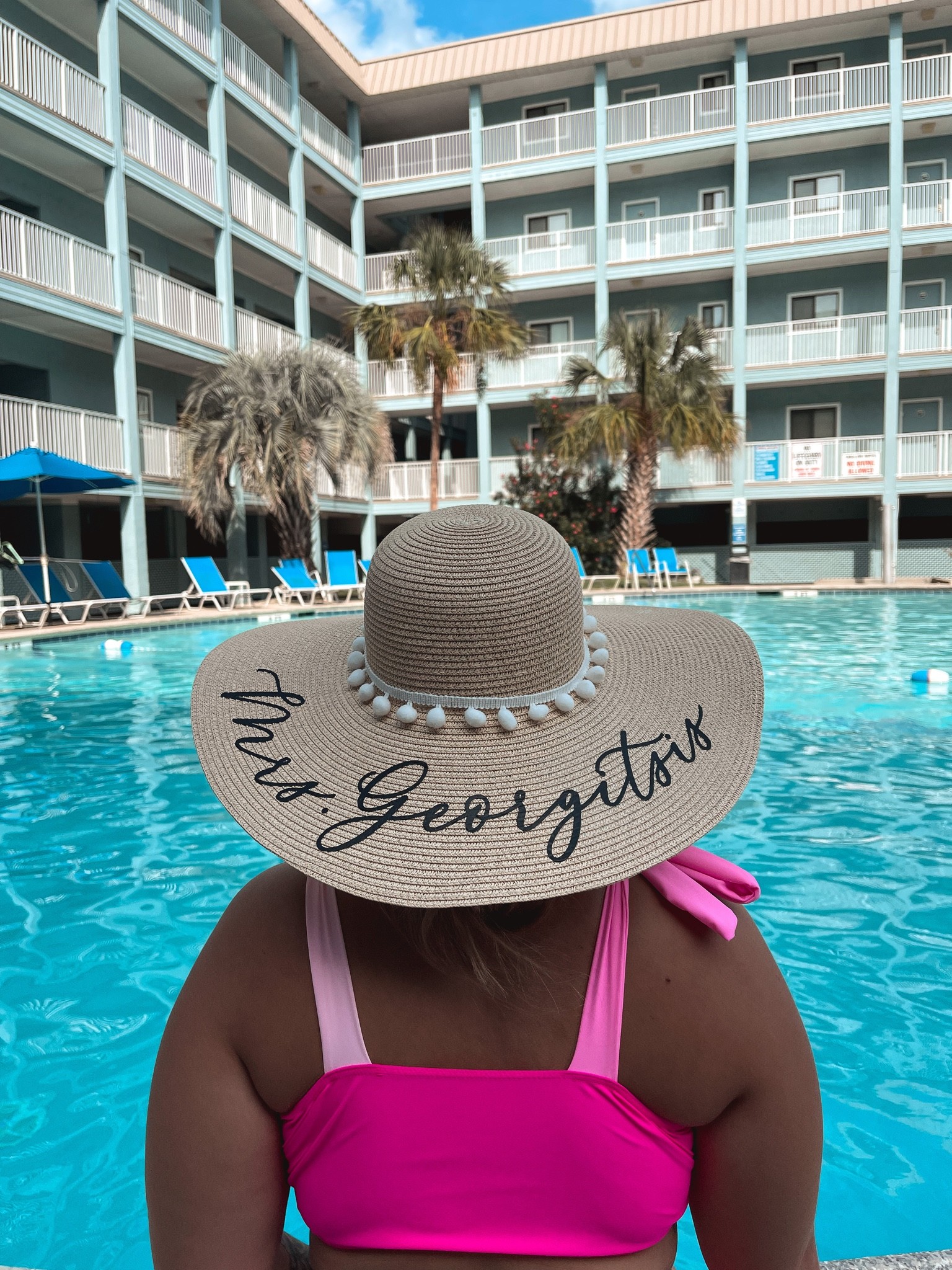 Bride to be hat, beach hat, Shein swimsuit, high wasted swimsuit, hot pink swimsuit. 

Wearing a size large!

#LTKSeasonal #LTKtravel #LTKunder50