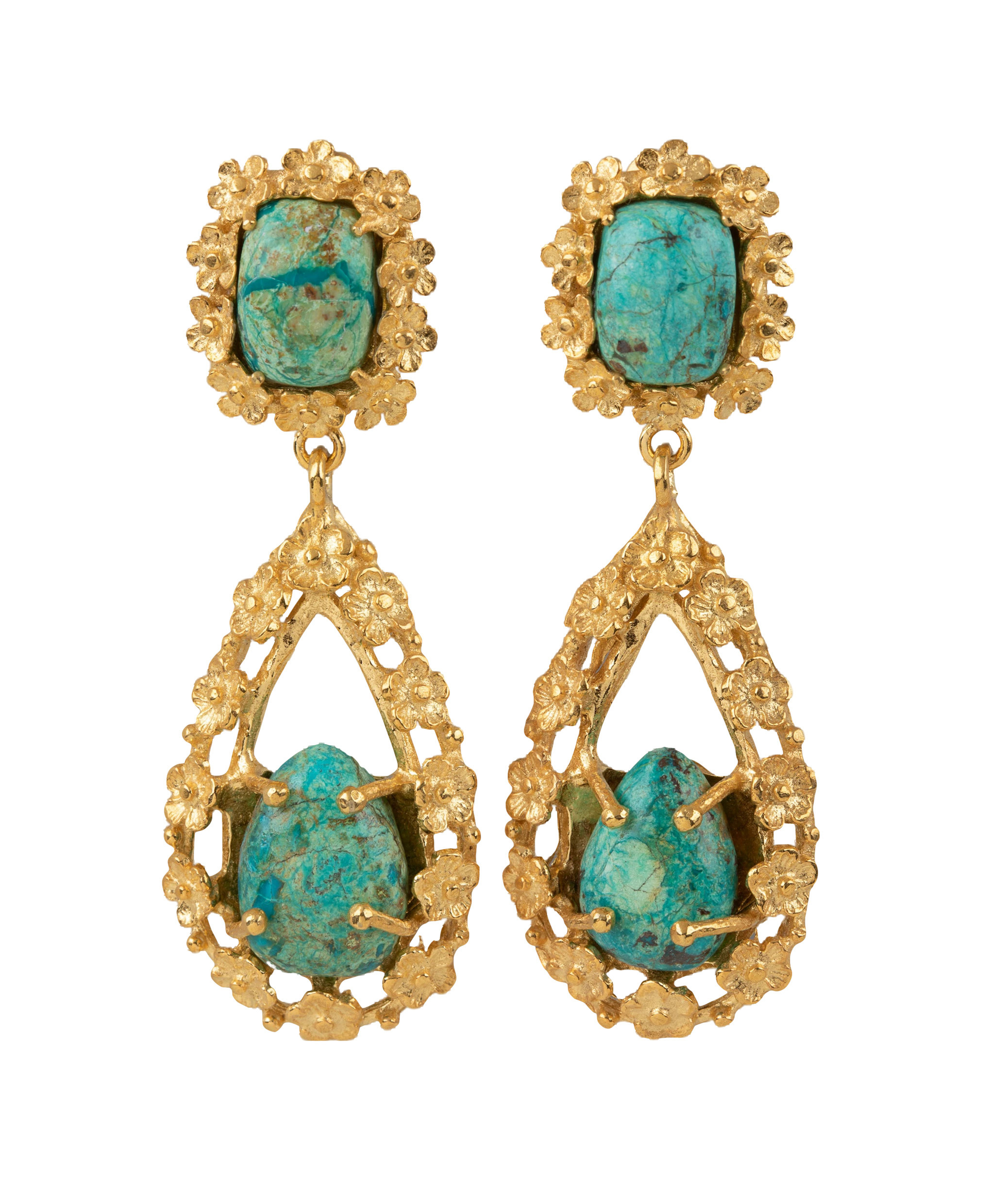 Giselle Earrings Turquoise | Seezona