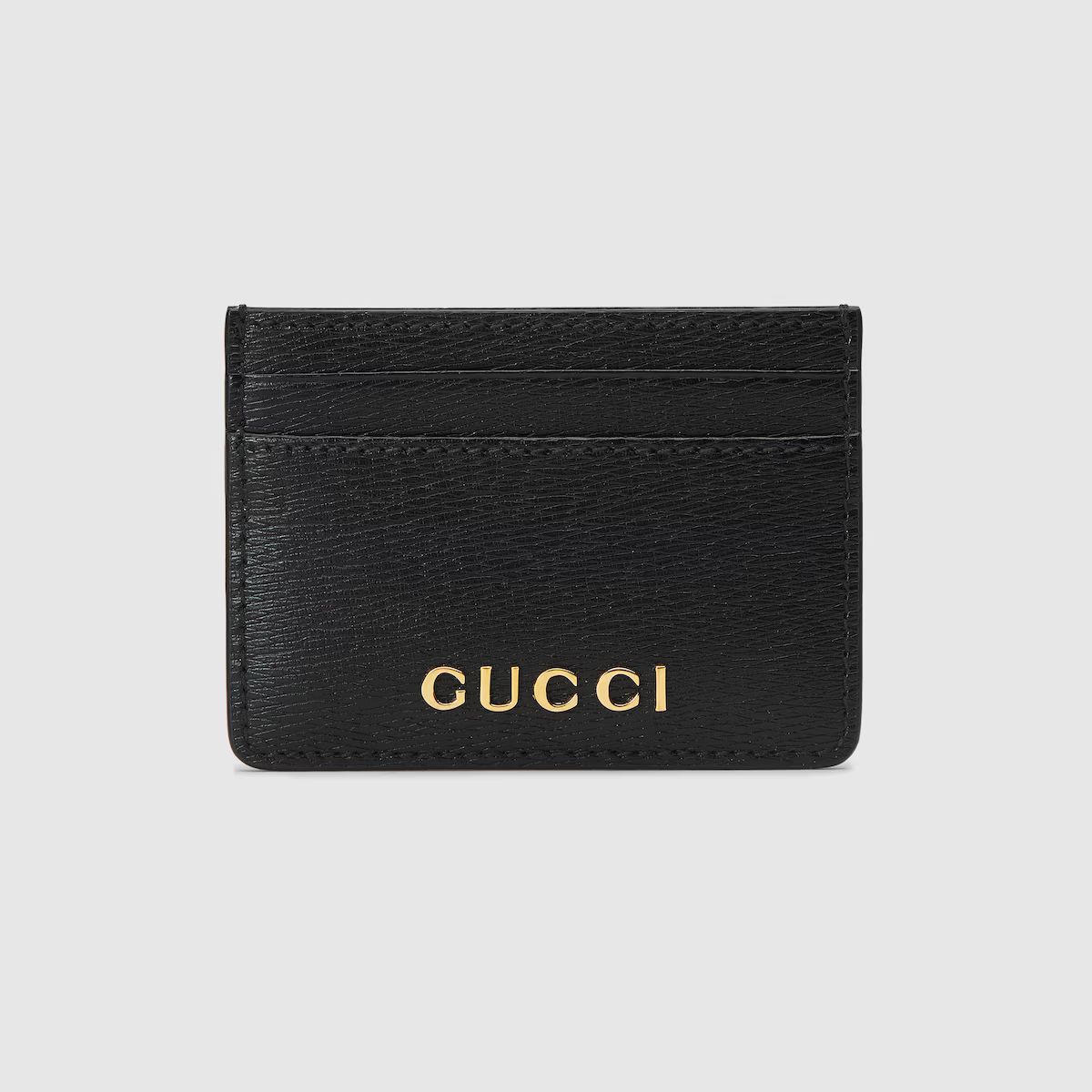 Card case with Gucci script | Gucci (US)