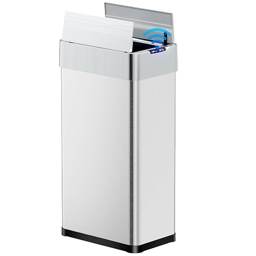 18.5/21.1 Gallon Automatic Trash Can, Stainless Steel Motion Sensor garbage bin, Smart Trash Can ... | Amazon (US)
