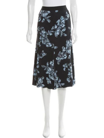 Floral Print Midi Skirt | The Real Real, Inc.