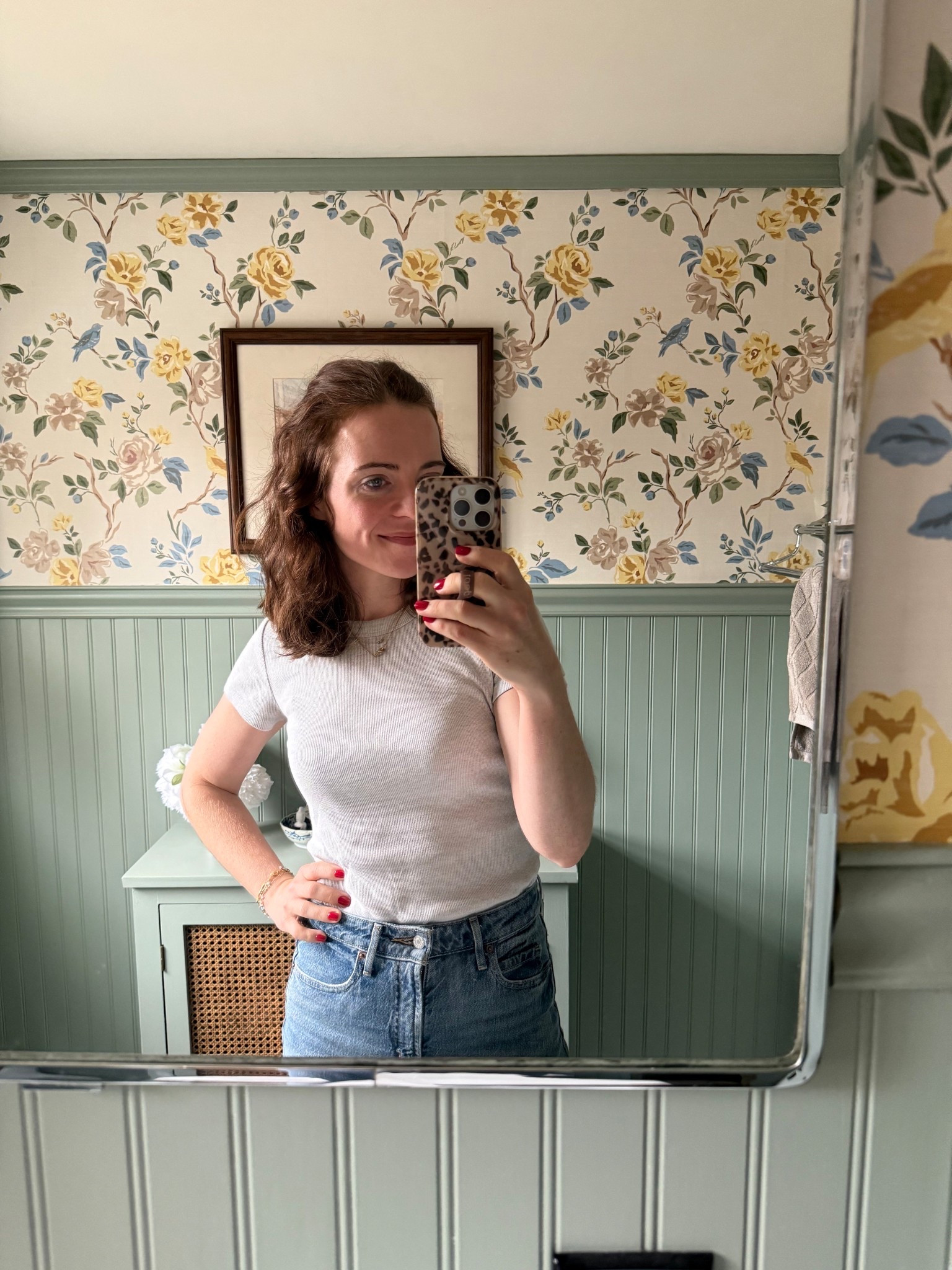 This tee is the best for layering under sweaters, or just with shorts for summer, I have it in 6 colors! It’s on Black Friday sale for $6 and an extra 15% off today. Plus these are the greatest jeans, so comfy I wore them to work from home today and ordered them in yet another wash. Super flattering, extra high waist, wide leg! 

#LTKFindsUnder50 #LTKCyberWeek