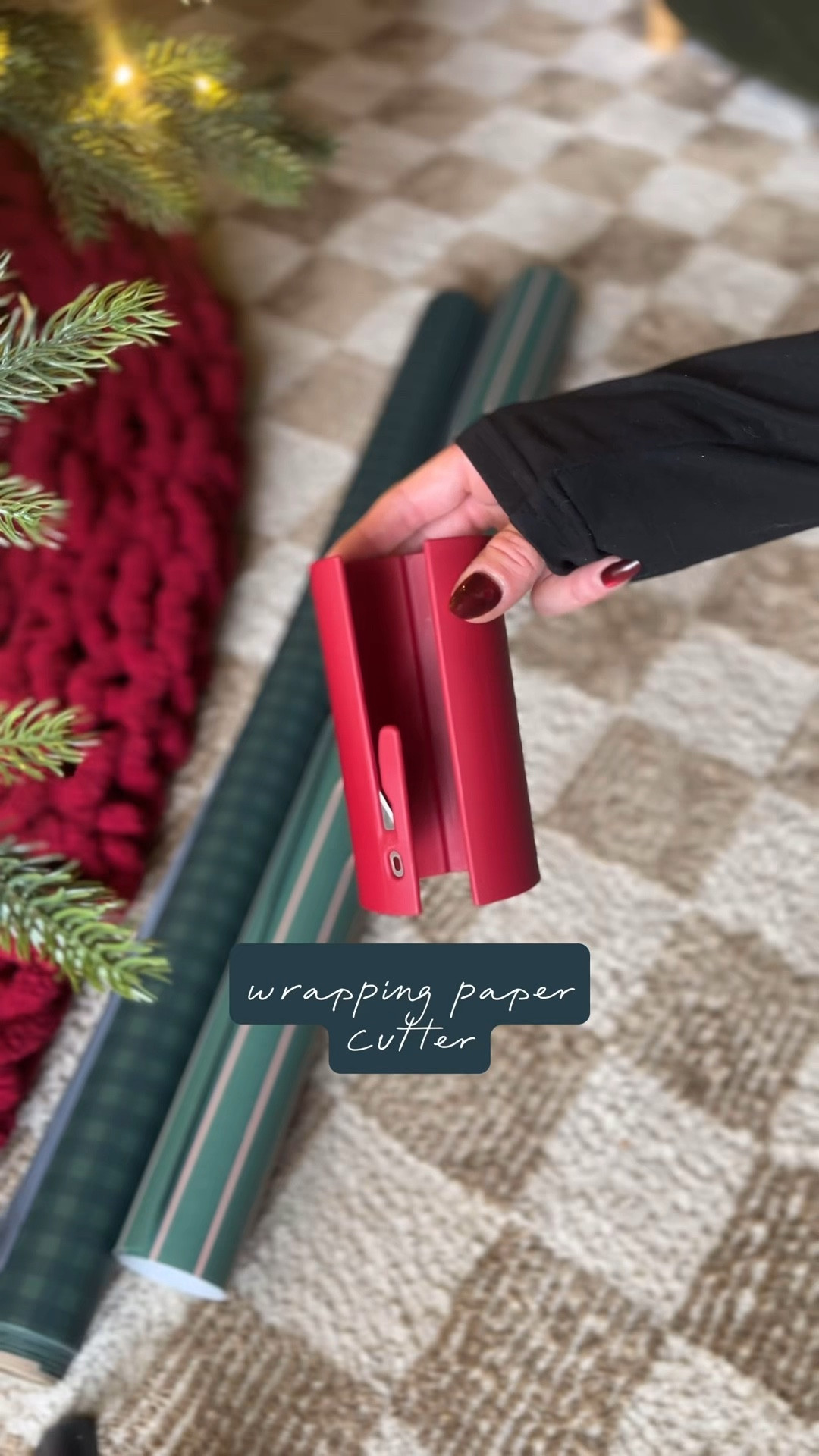 ♥️ christmas find 💚
Absolutely loving this wrapping paper cutter by @littleelf! 🙌🏼🎁 
work smarter not harder, and I’m doing just that this Christmas season! 🎁🙌🏼☺️

#LTKHome #LTKSeasonal #LTKHoliday