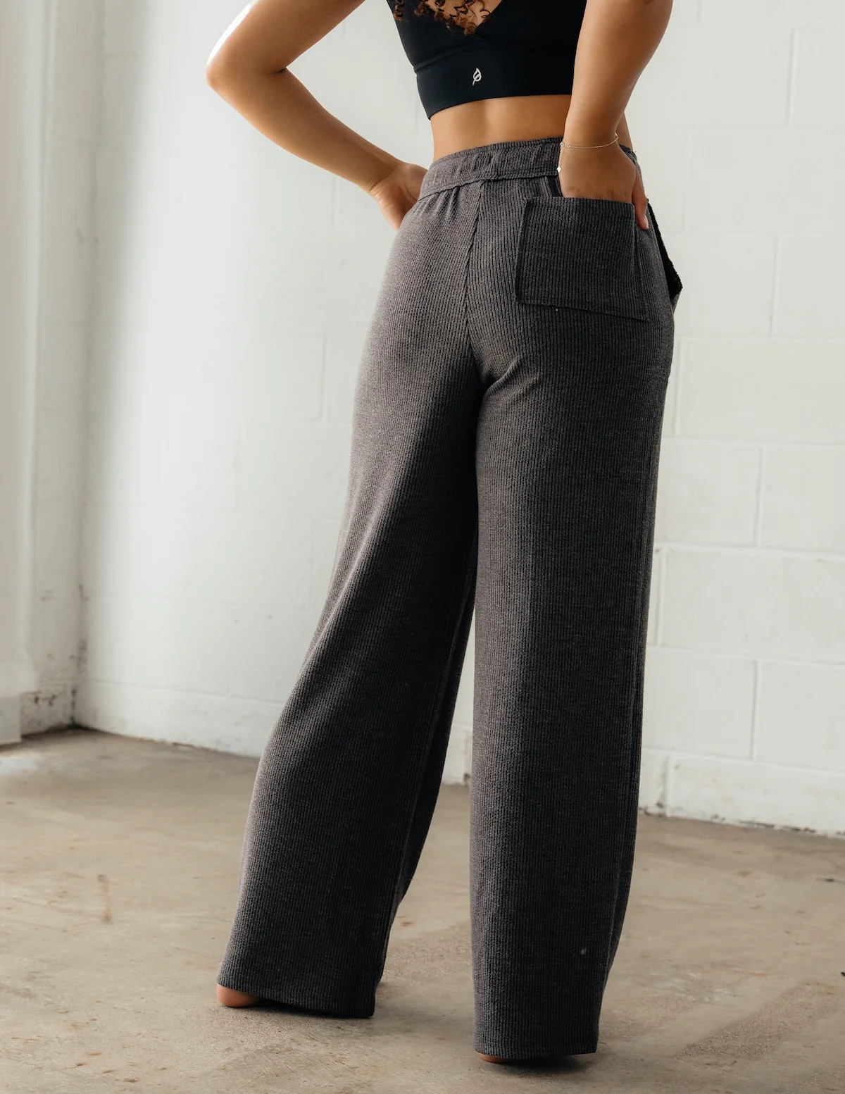 Comfort Knit Wide Leg Pant | P'tula
