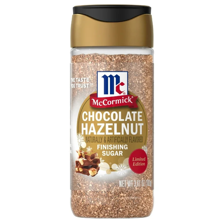 McCormick Chocolate Hazelnut Finishing Sugar, 3.61 oz Bottle - Walmart.com | Walmart (US)