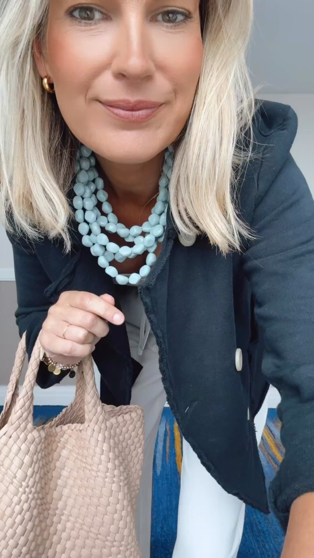 Travel outfit. Linking a save for the viral wrinkle free wide leg pants. I am in small tall in the lodge pants. Small tank and sweatshirt blazer.  Shoes true to size.

#LTKTall #LTKTravel #LTKgrwm