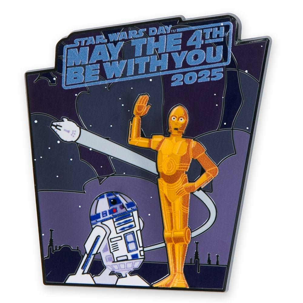 R2-D2 and C-3PO ''May the 4th Be With You'' 2025 Pin – Star Wars Day – Limited Release | Disney Store