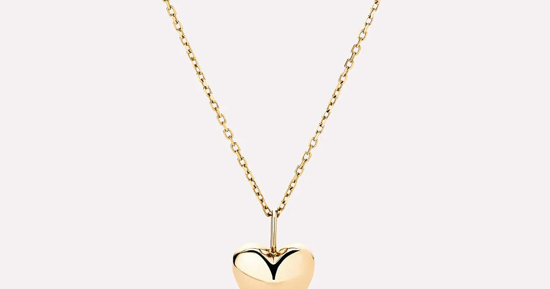 Medium Heart Charm Necklace | Ana Luisa