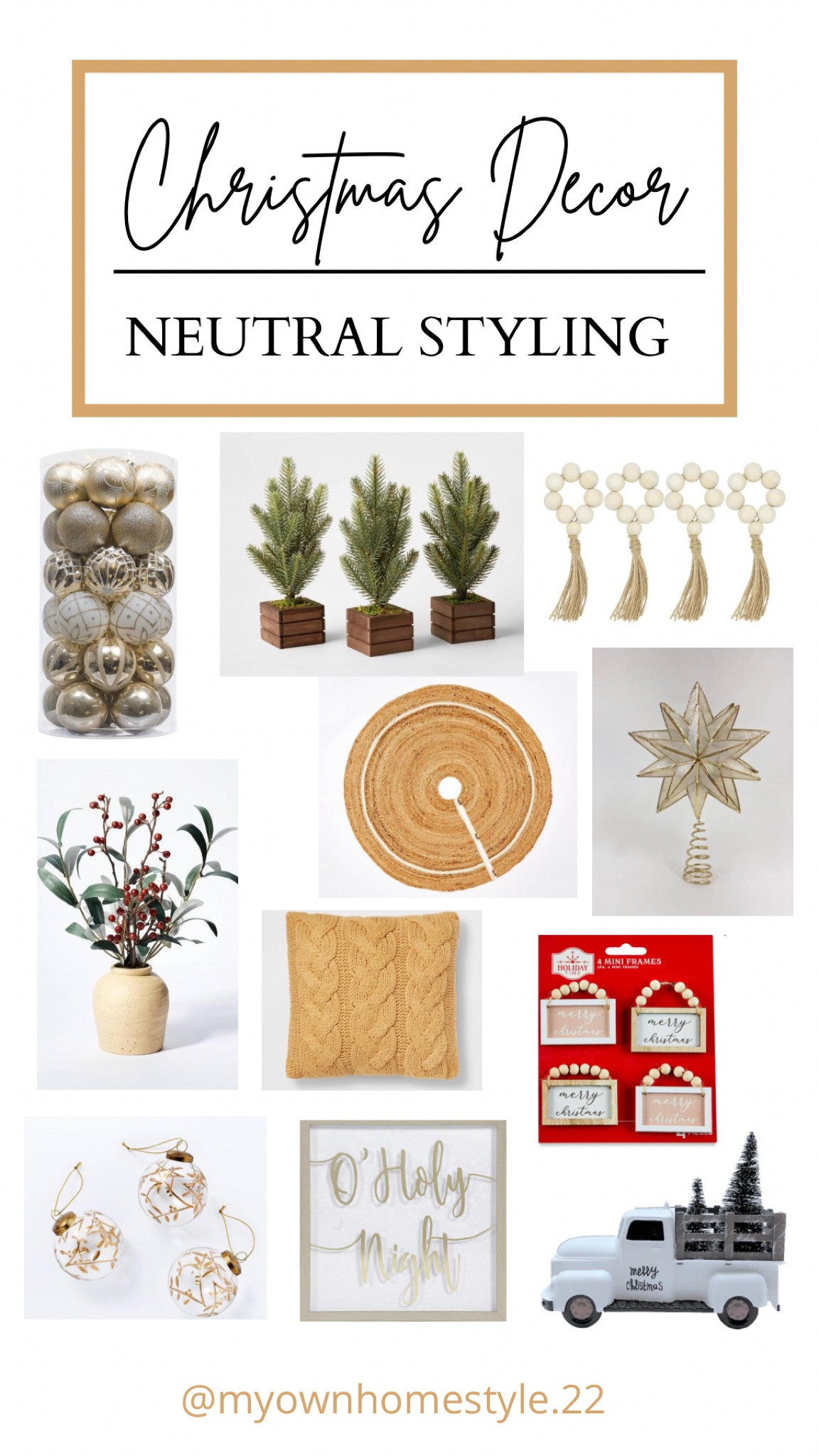 CHRISTMAS DECOR-NEUTRAL STYLING 

#LTKSeasonal #LTKstyletip #LTKhome