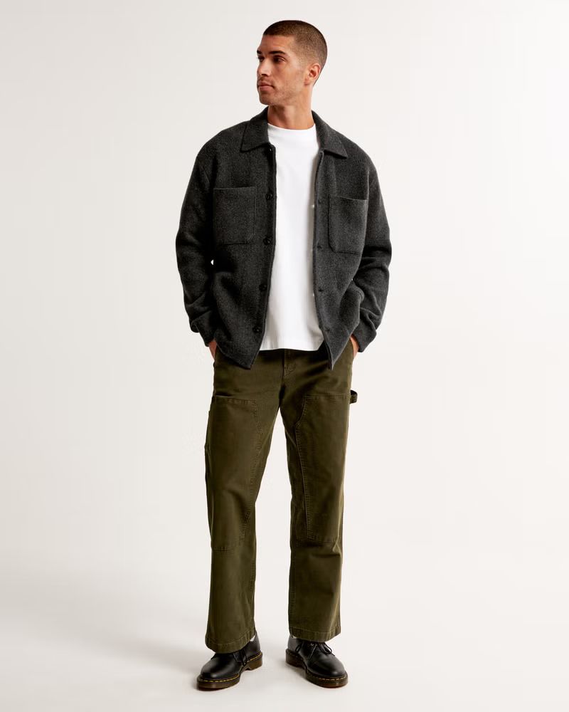 Sweater Shirt Jacket | Abercrombie & Fitch (US)