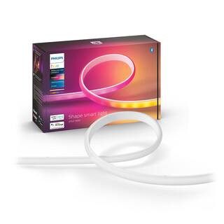 Philips Hue 6.6 ft. LED Smart Gradient Color Changing Strip Light Base Kit with Bluetooth (1-Pack... | The Home Depot