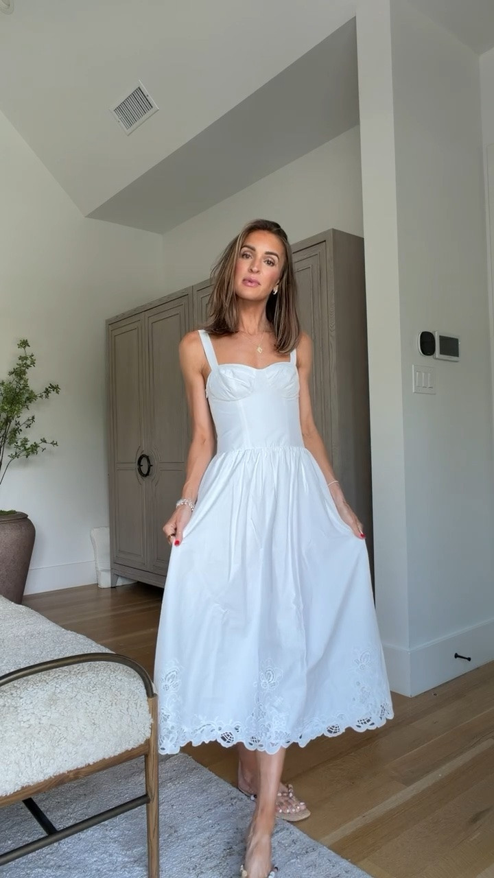Another darling white dress I LOVE! 🤍 runs tts
