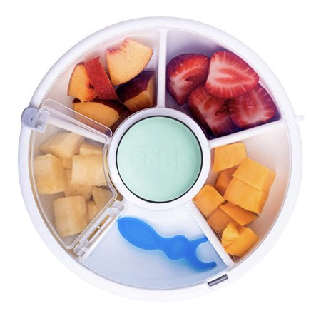 GoBe Kids Snack Spinner - Reusable Snack Container with 5 Compartment Dispenser and Lid | BPA and PV | Walmart (US)