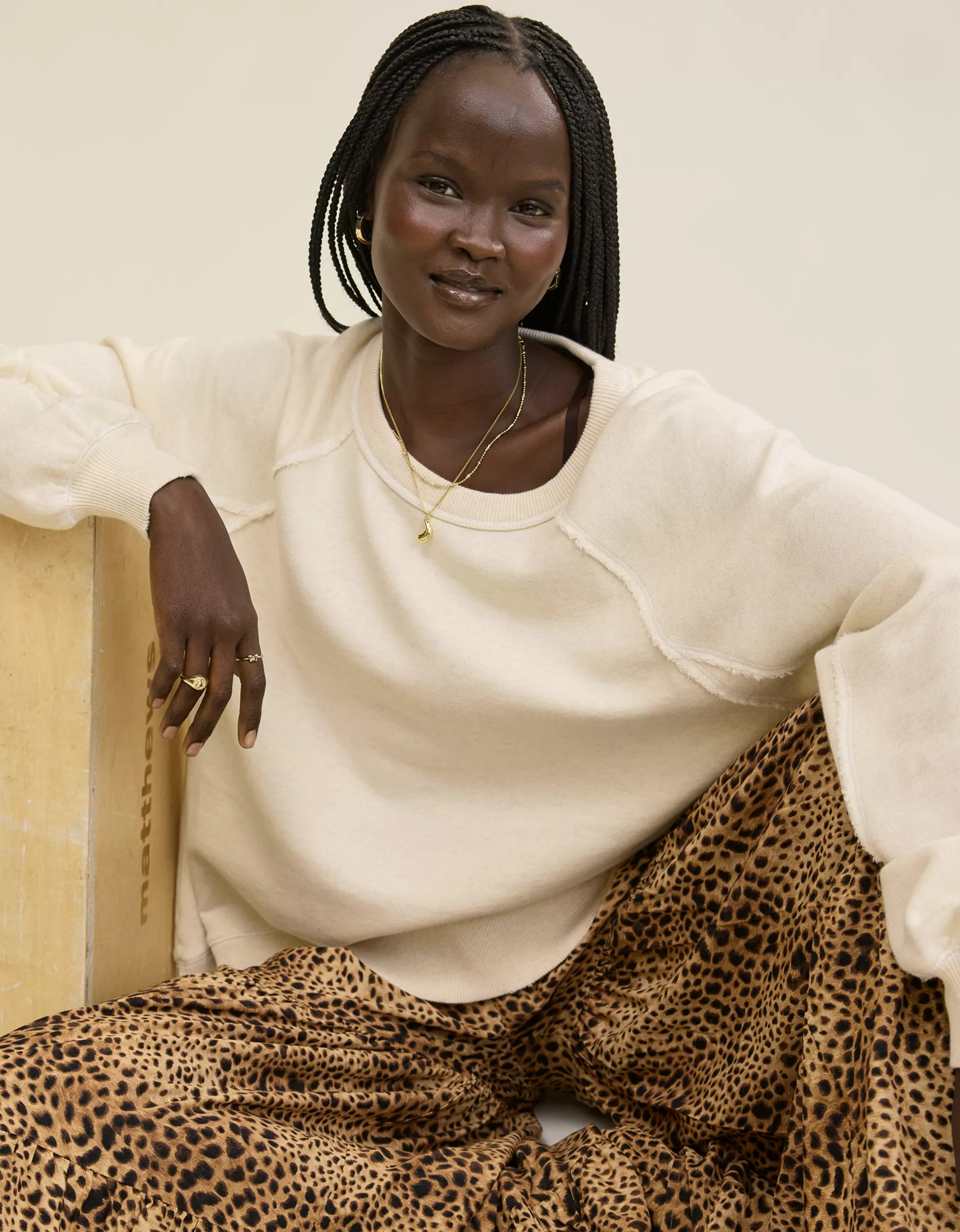 Aerie East West Crew Sweatshirt | Aerie