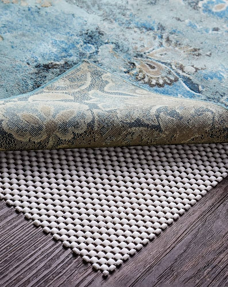 Veken Rug Gripper Pad for Hardwood Floors, Non Slip Thick Area Rug Pads for Tile Floor, Under 2x3... | Amazon (US)