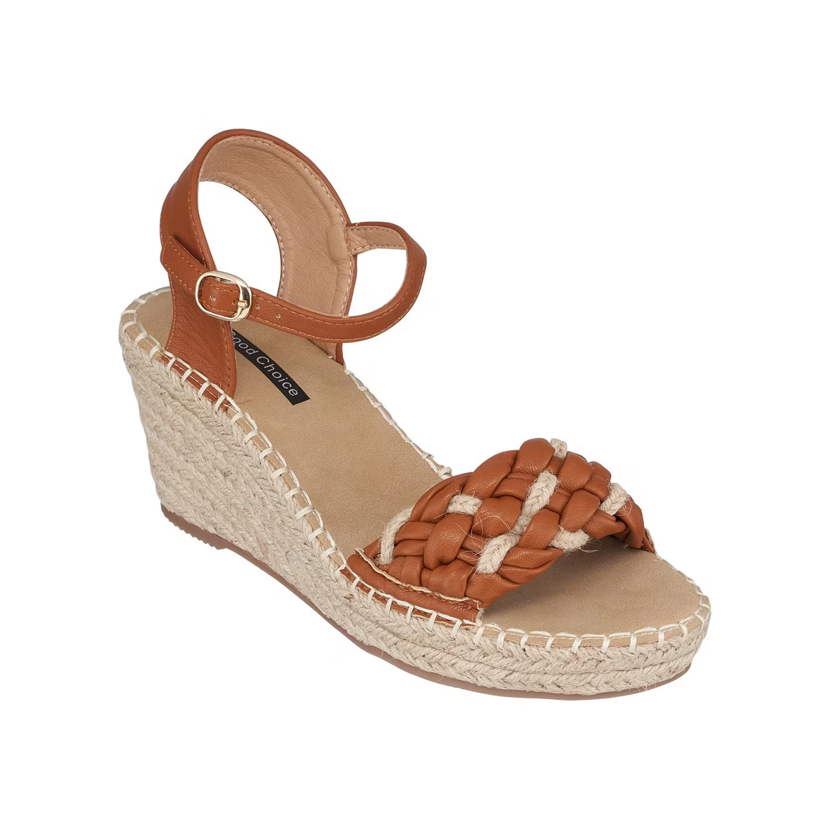 GC Shoes Cati Woven Espadrille Comfort Slingback Wedge Sandals | Target
