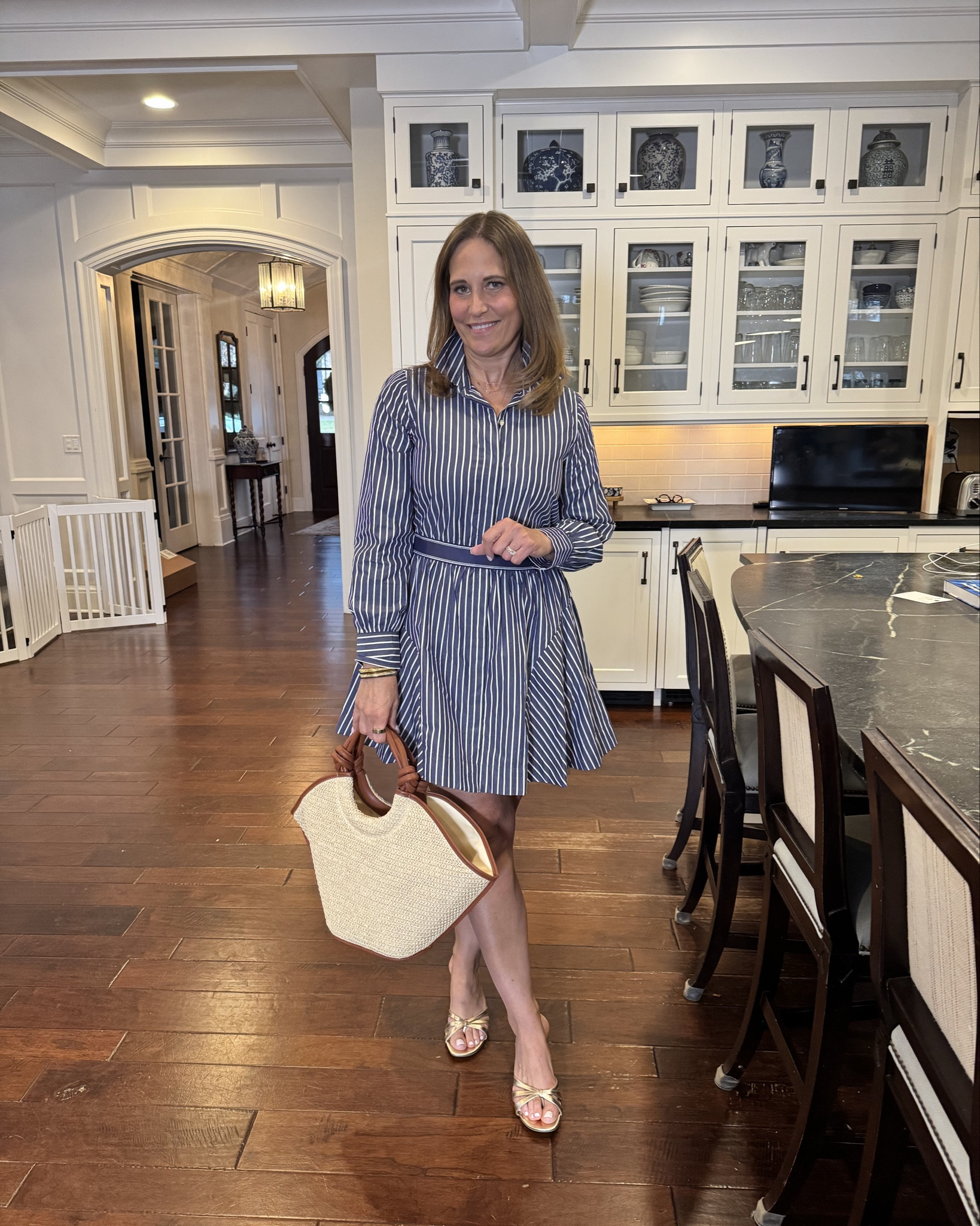 With a statement bag in hand, this striped dress paired with gold sandals creates the ultimate vacation outfit! I’m absolutely loving the stylish combination, and the best part is the affordable price. It’s already packed and ready for our upcoming trip—who wouldn’t want to strut their stuff in this chic ensemble? s

#LTKMidsize #LTKOver40