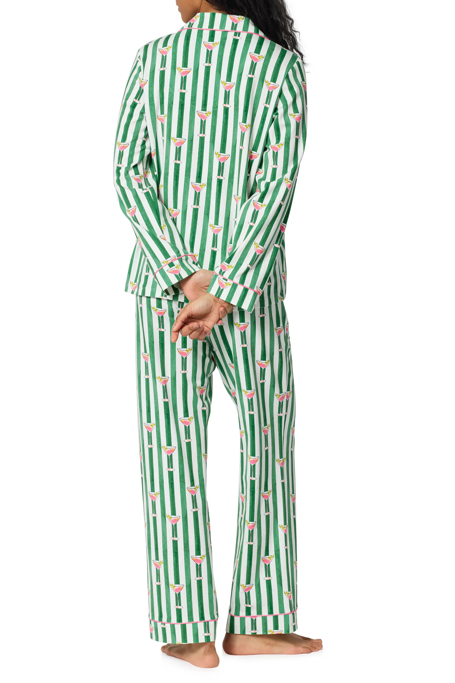 Print Stretch Organic Cotton Pajamas (Women) | Nordstrom | Nordstrom