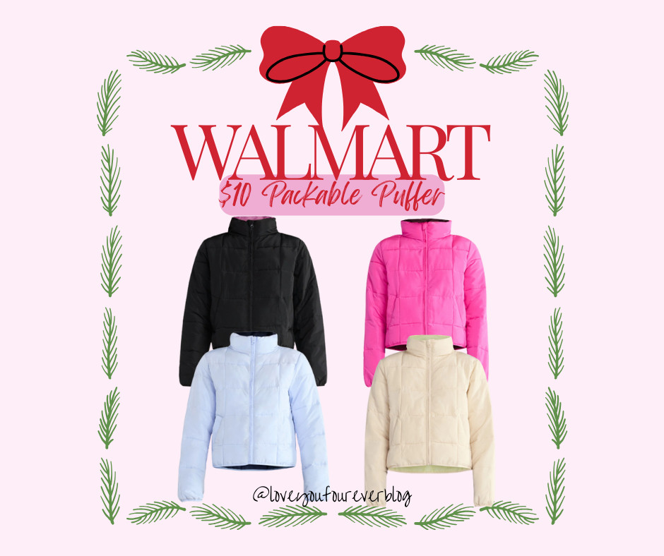 $10 Packable puffer for busy moms who are constantly on the go. Great option for traveling. Affordable budget-friendly fashion option from Walmart. Black Fridayy
 

#LTKSaleAlert #LTKmomlife #LTKCyberWeek