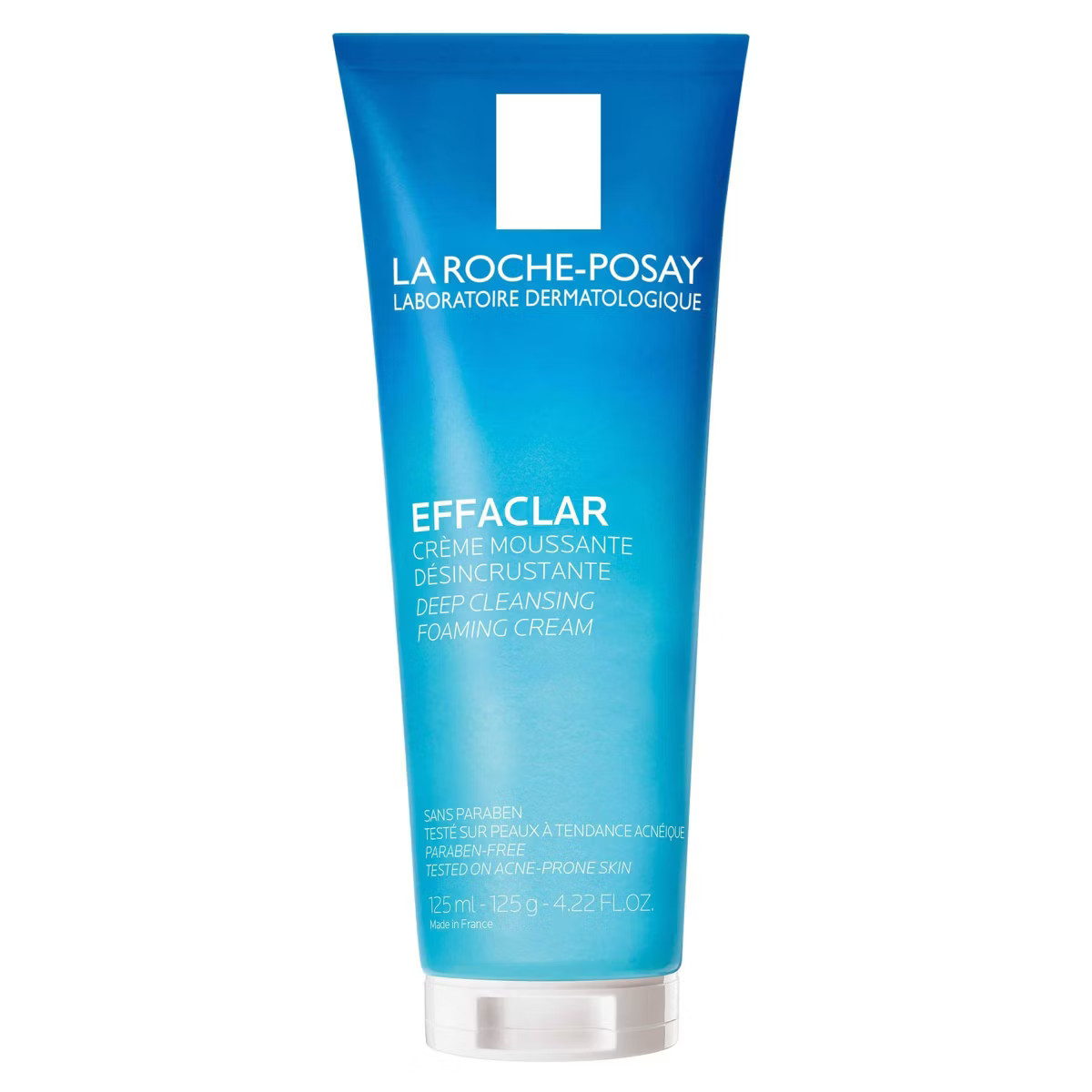 La Roche Posay Effaclar Deep Cleansing Foaming Cream Face Cleanser - Unscented - 4.2oz | Target