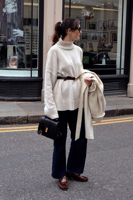 Turtleneck jumper
Leather belt
Citizensofhumanuty jeans
Sandro brown loafers
Celine bag
Everyday outfit 
Tuesday outfit 
Minimal outfit 

#LTKstyletip #LTKeurope #LTKSeasonal