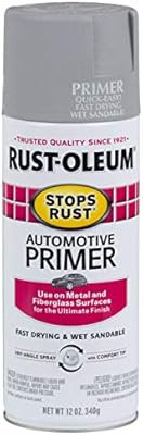 Rust-Oleum 2081830 Stops Rust Automotive Primer, 12 Oz, Light Gray | Amazon (US)