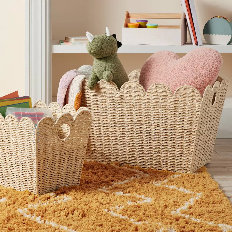 Woven Scallop Kids' Storage - Pillowfort™ | Target