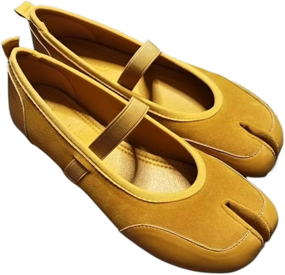 Tabi Mary Jane Flats Split Toe Tabby Shoes for Women Girls - Cute Dressy Trendy Strap Lady Loafer... | Amazon (US)