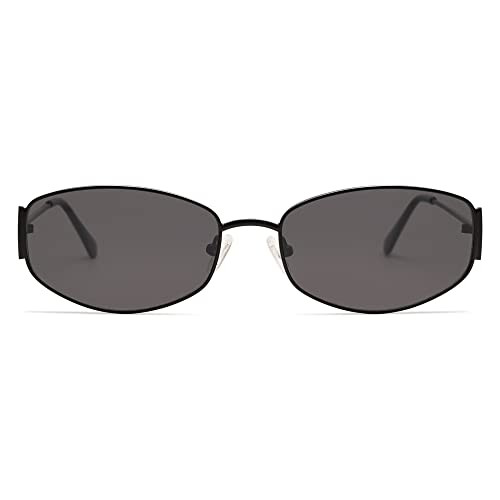 Retro Oval Sunglasses For Women Men Hexagonal Rectangle Metal Frame Sun Glasses AP3625 | Amazon (US)