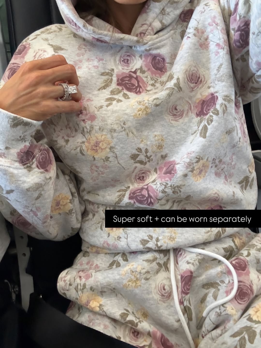 Super soft floral hoodie size xxs comes in other prints 

#LTKPetite #LTKSaleAlert