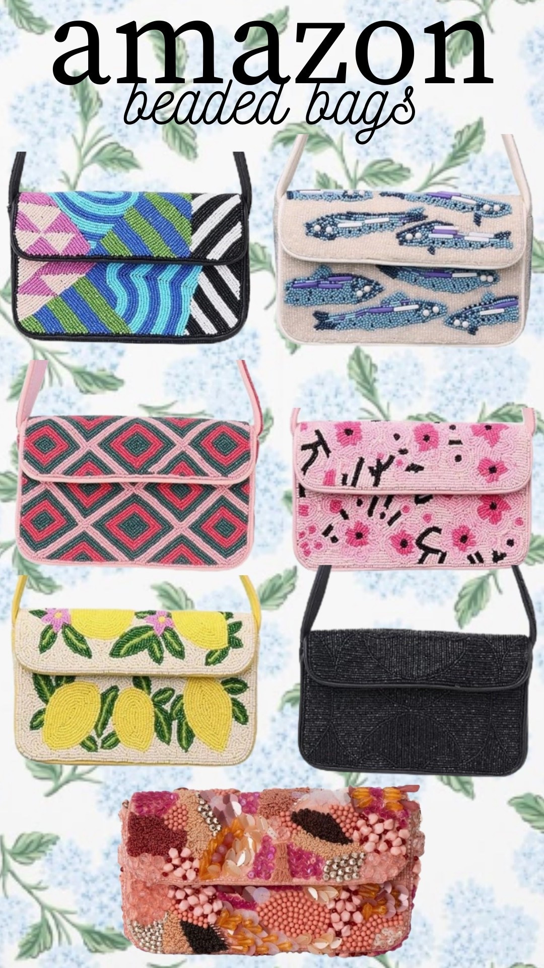 VIRAL BEADED BAGS NOW ON AMAZON! 

Womens Handbags l Beaded Bag l Viral l Trending l Under $100

#LTKFindsUnder100 #LTKdayinmylife #LTKootd