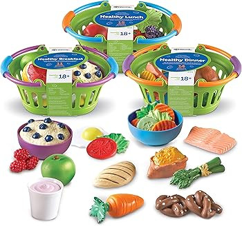 Amazon Basics Pretend Toy Play Food for Kids Ages 3 and Up, ... | Amazon (US)
