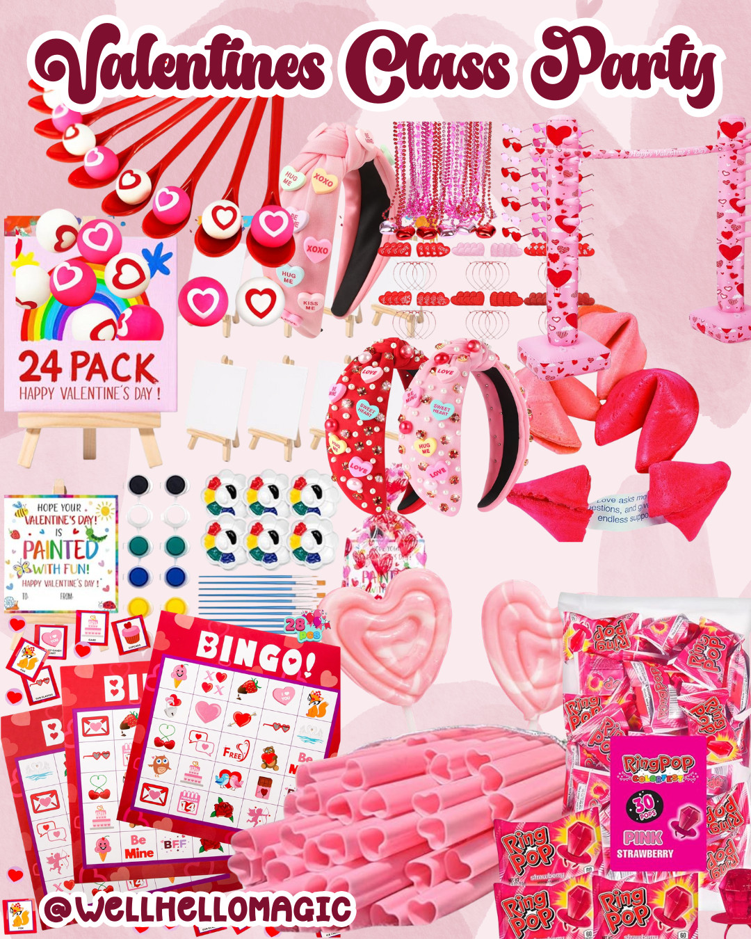 Valentine’s class party essentials covering festive treats, fun and classroom-friendly favors, and what to wear for a school celebration that feels comfortable, practical, and still festive for the day. 

 

#LTKValentine #LTKmomlife #LTKSaleAlert