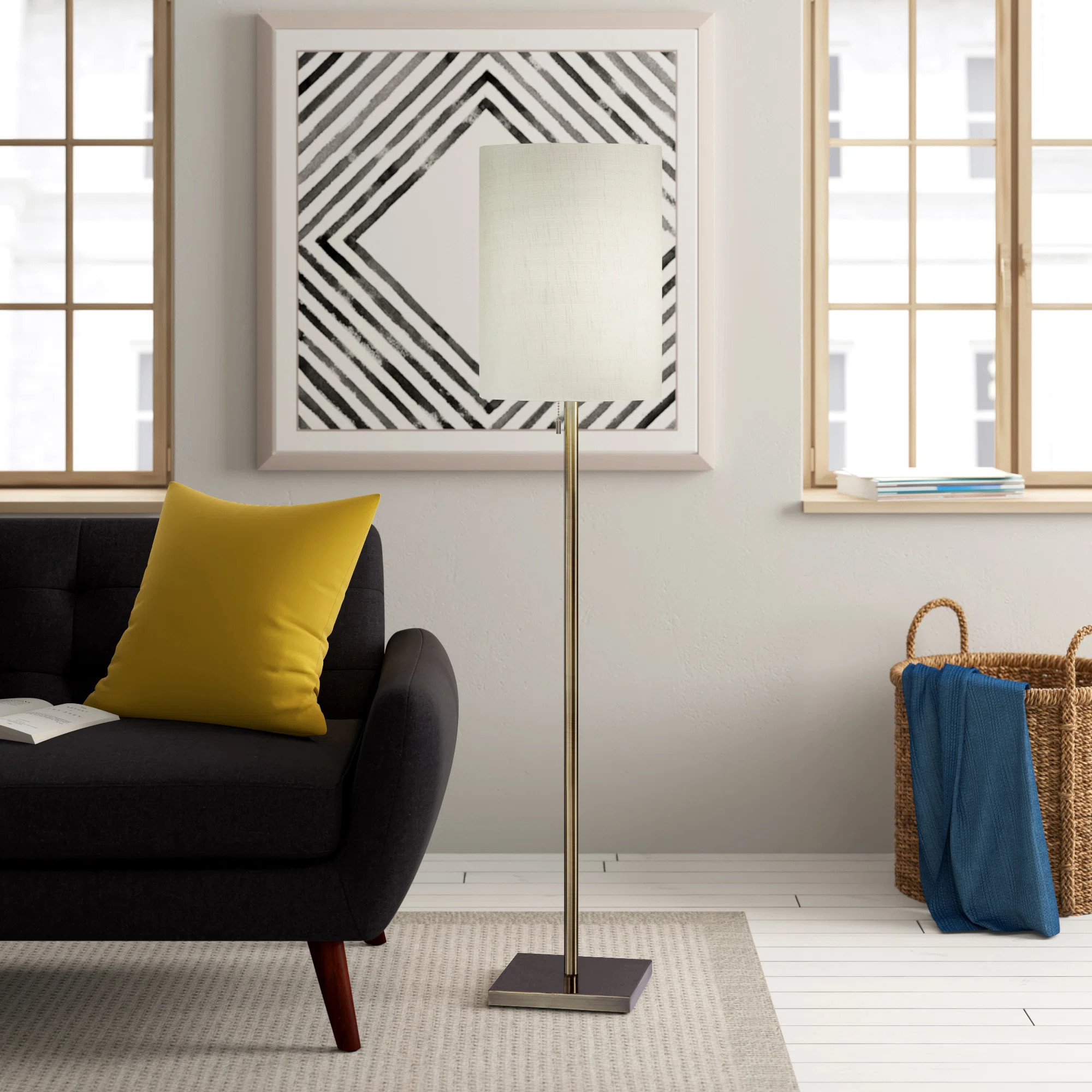 60.5'' Traditional Floor Lamp | Wayfair North America