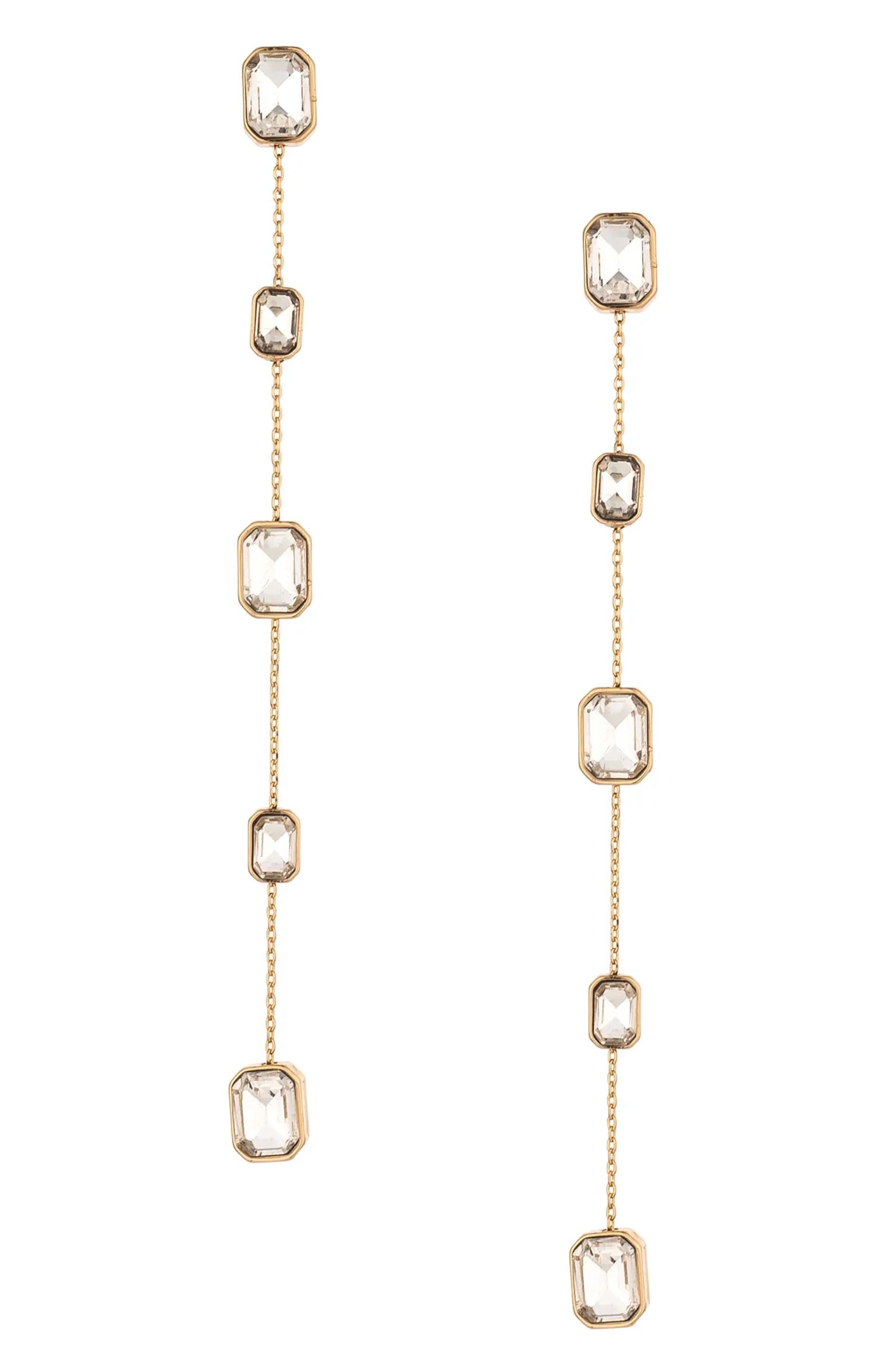 Linear Crystal Drop Earrings | Nordstrom