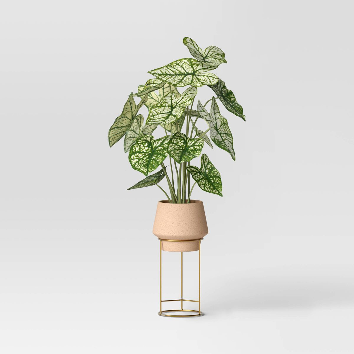 Artificial Marble Leaf in Gold Planter - Threshold™ | Target