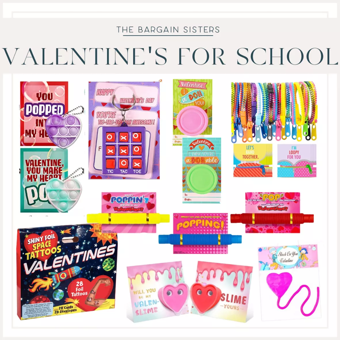Vintage Valentine's Cards with Envelopes for Kids Classroom Exchange (36  Pack)