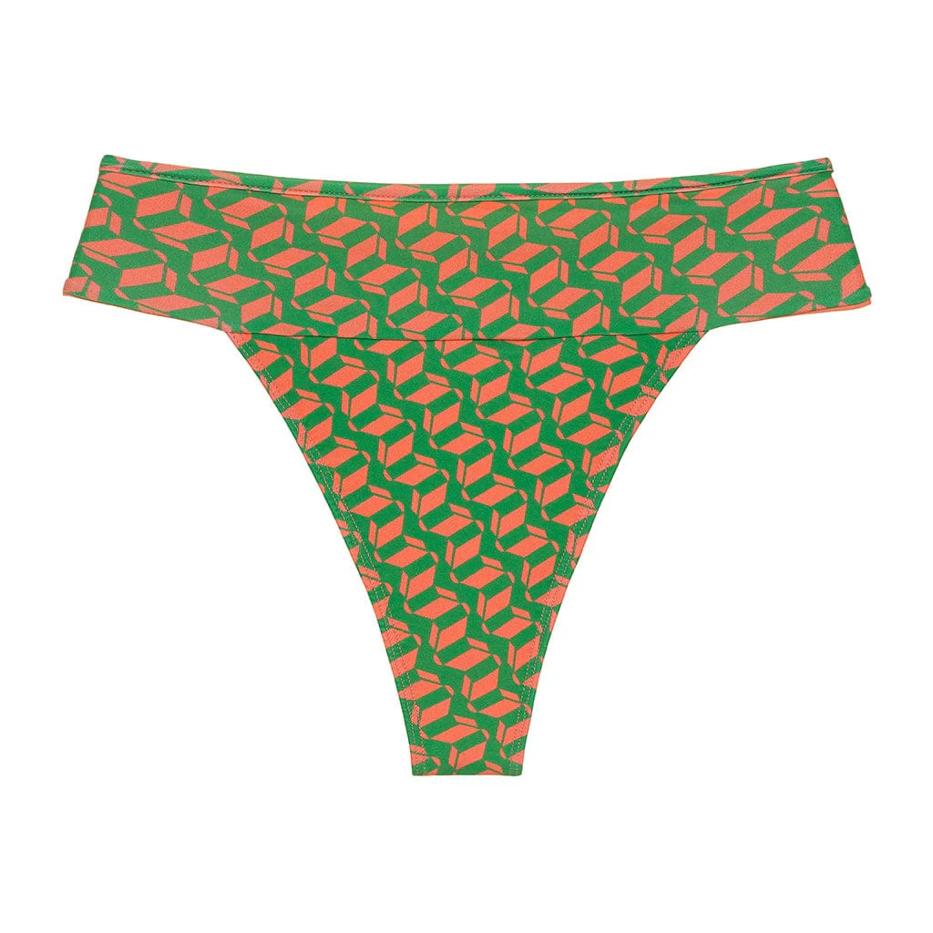 Geo Tamarindo Binded Bikini Bottom | Montce