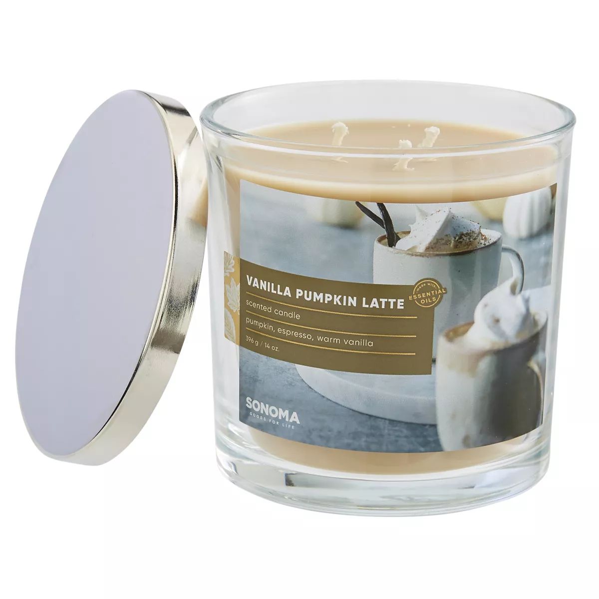 Sonoma Goods For Life® Vanilla Pumpkin Latte 14-oz. Candle Jar | Kohl's